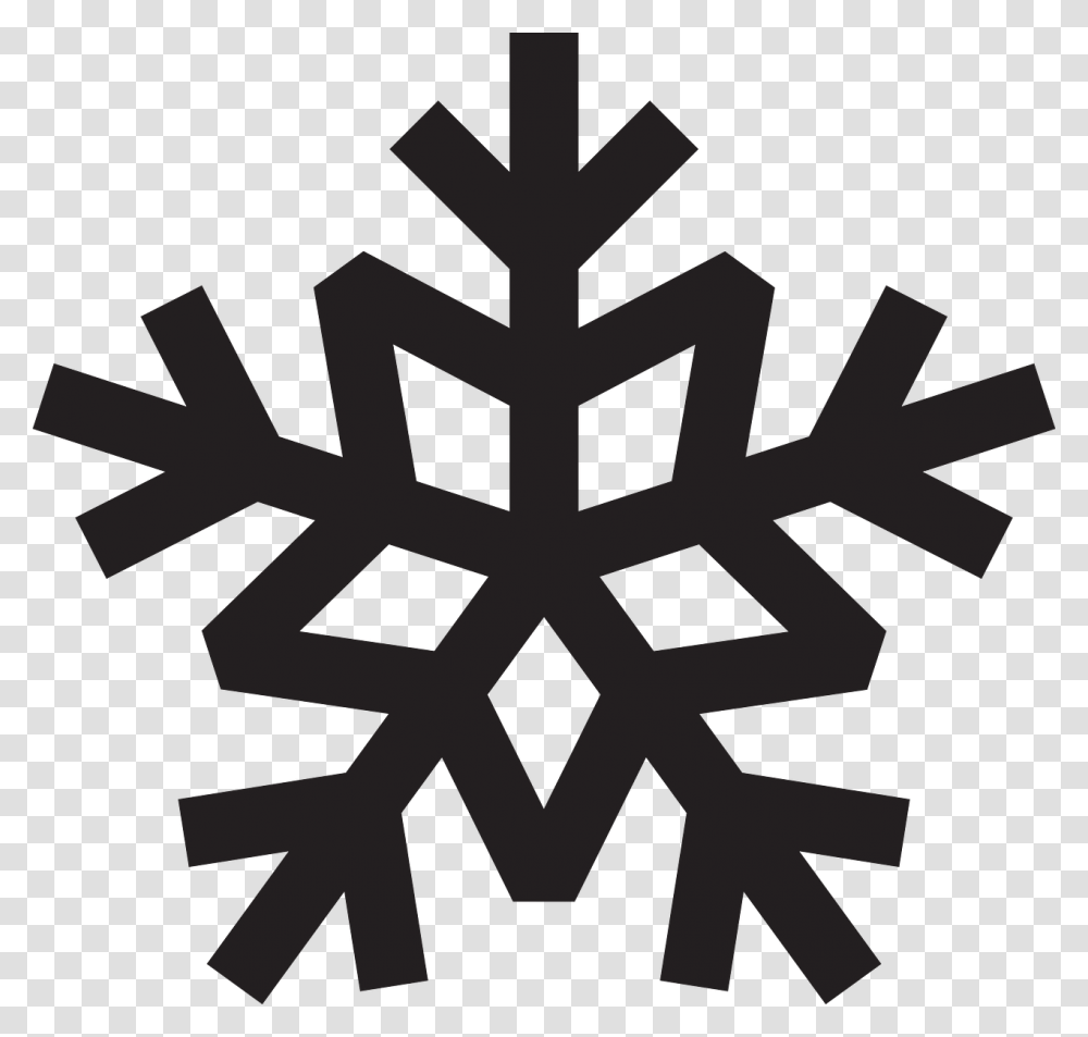 Snowflake Vector, Cross Transparent Png