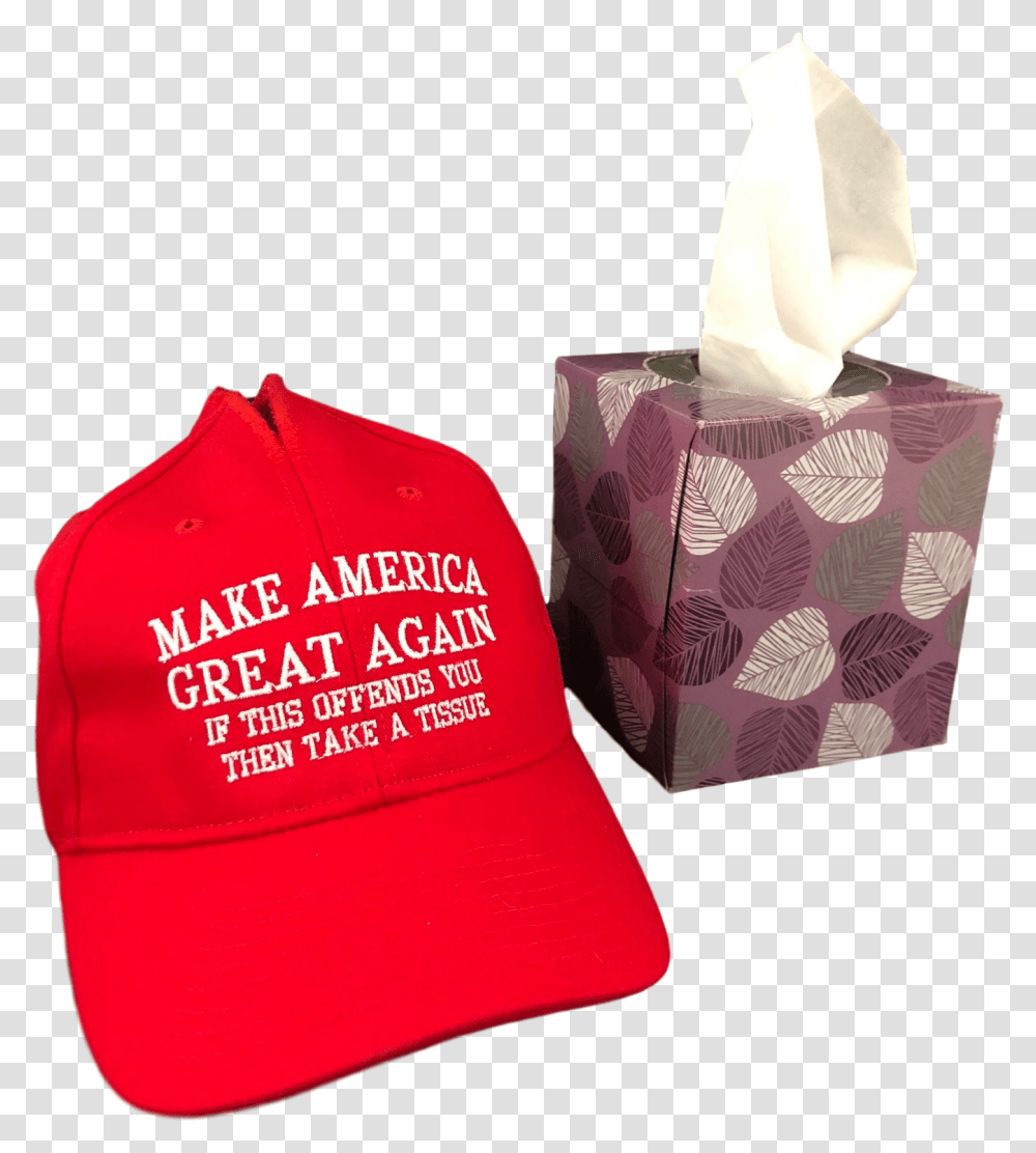 Snowflake With Maga Hat, Paper, Apparel, Towel Transparent Png