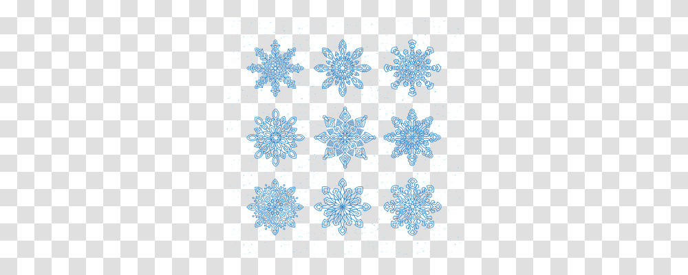 Snowflakes Holiday, Pattern, Fractal, Ornament Transparent Png