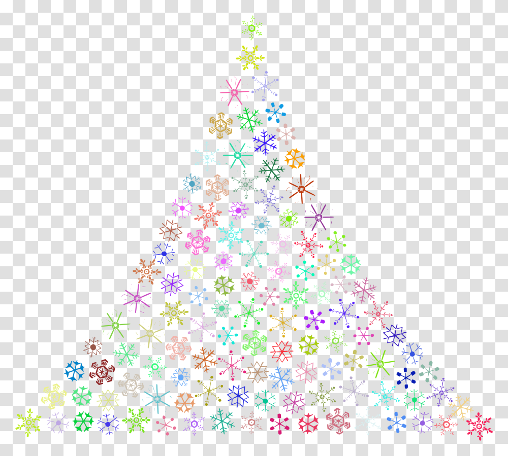 Snowflakes Background, Tree, Plant, Christmas Tree, Ornament Transparent Png
