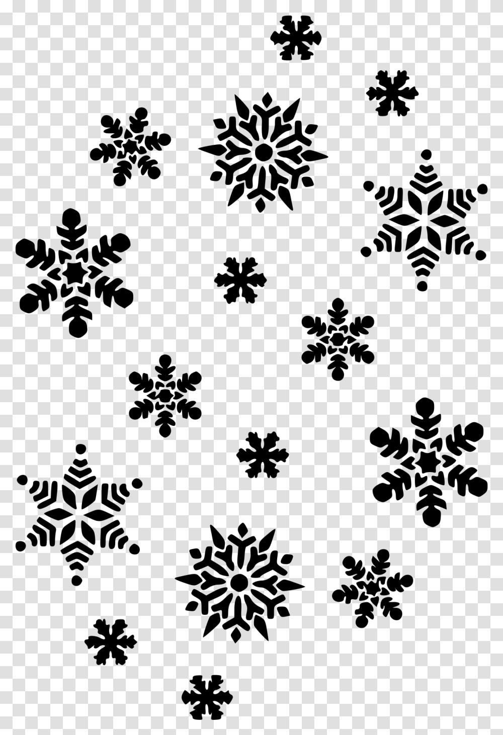 Snowflakes Clip Arts Snowflakes Silhouette Clipart, Gray, World Of Warcraft Transparent Png