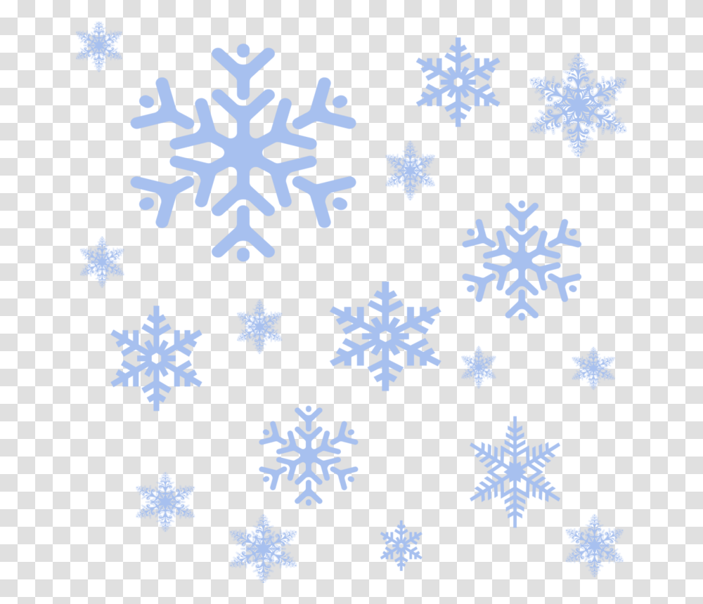 Snowflakes Clipart Black And White Falling Blue Snowflakes, Rug, Housing, Building, Pattern Transparent Png