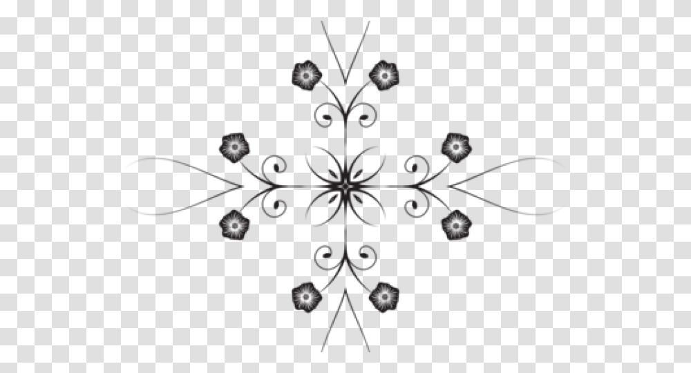 Snowflakes Clipart Flower Illustration, Floral Design, Pattern, Stencil Transparent Png
