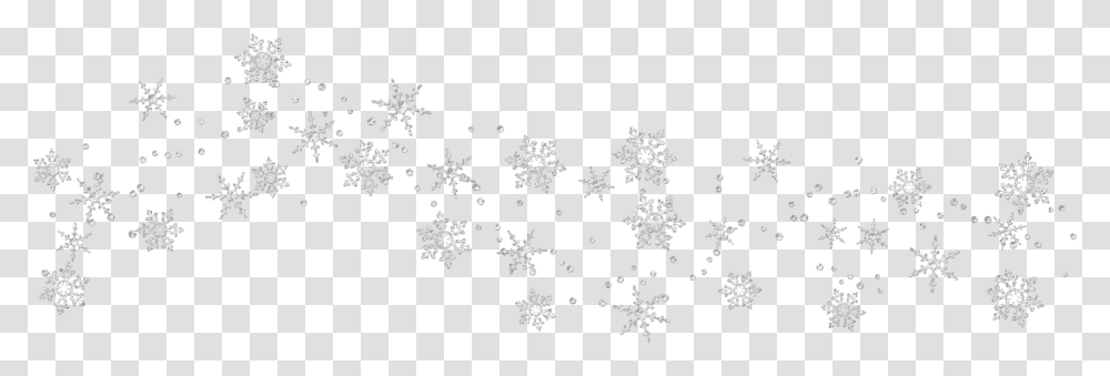 Snowflakes Clipart M Background Snow Border Transparent Png