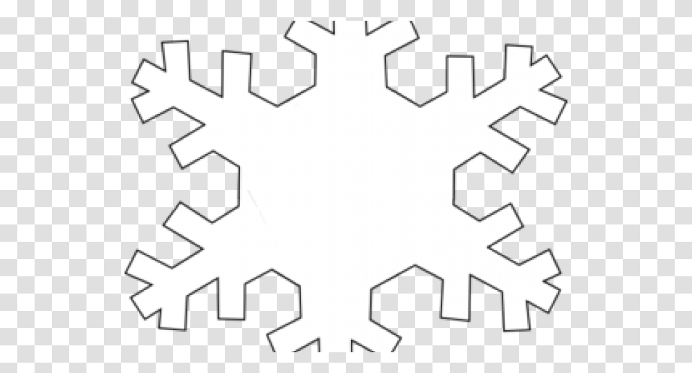 Snowflakes Clipart Outline, Emblem, Rug, Stencil Transparent Png
