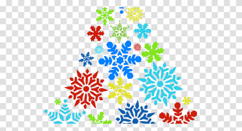 Snowflakes Clipart, Pattern, Floral Design, Rug Transparent Png
