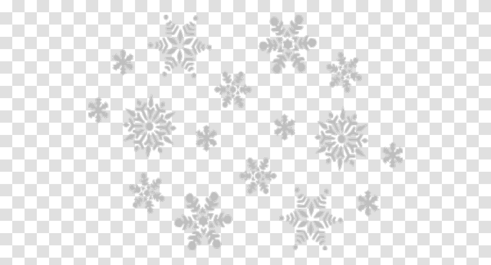 Snowflakes Clipart, Pattern Transparent Png