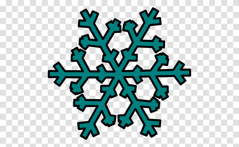 Snowflakes Clipart Teal Background Snowflake Cartoon, Cross Transparent Png
