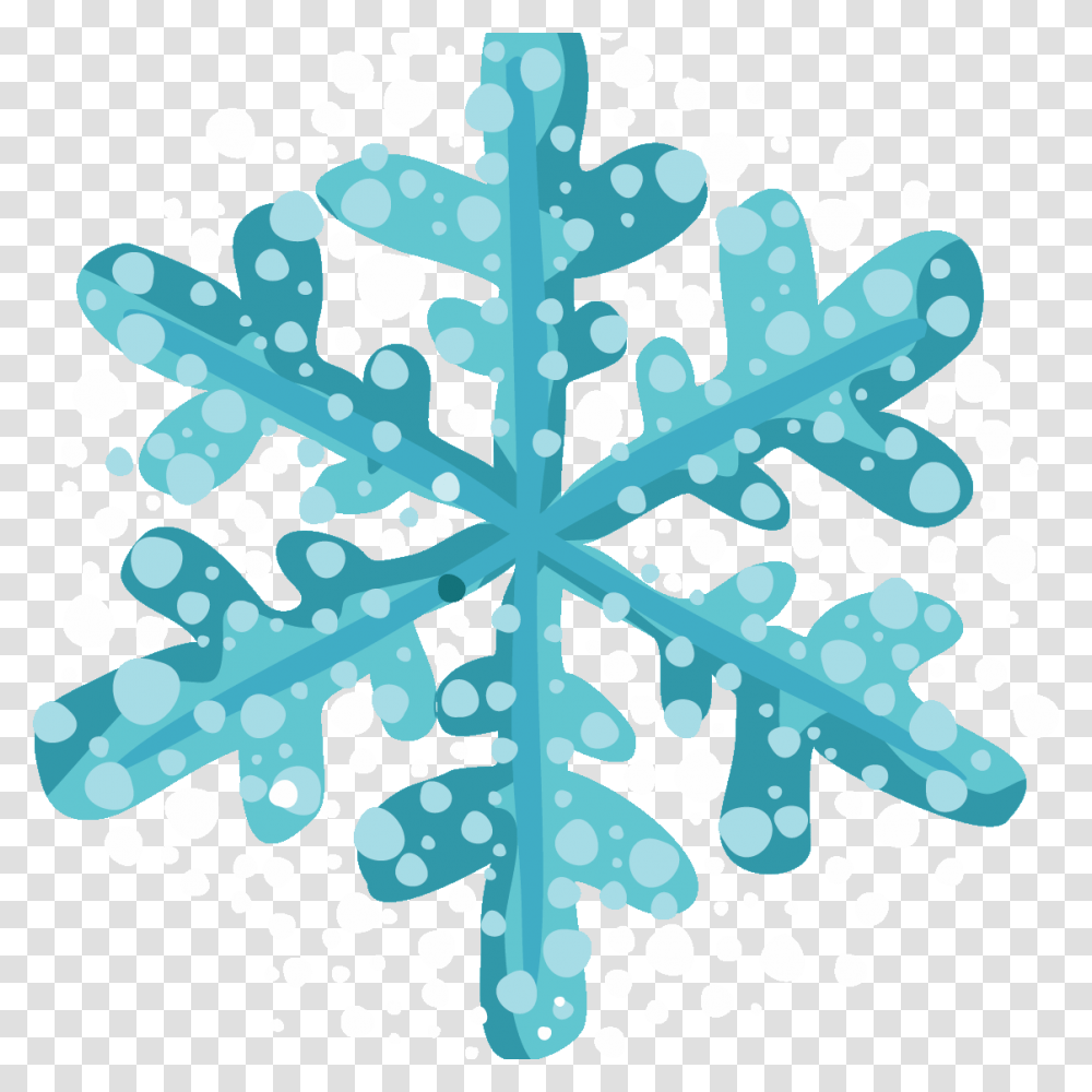 Snowflakes Clipart Teal Background Snowflake Clipart, Pattern Transparent Png