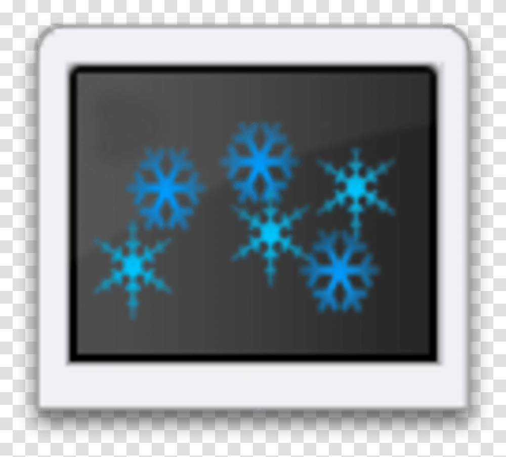 Snowflakes Electronics, Screen, Monitor, Display, Computer Transparent Png