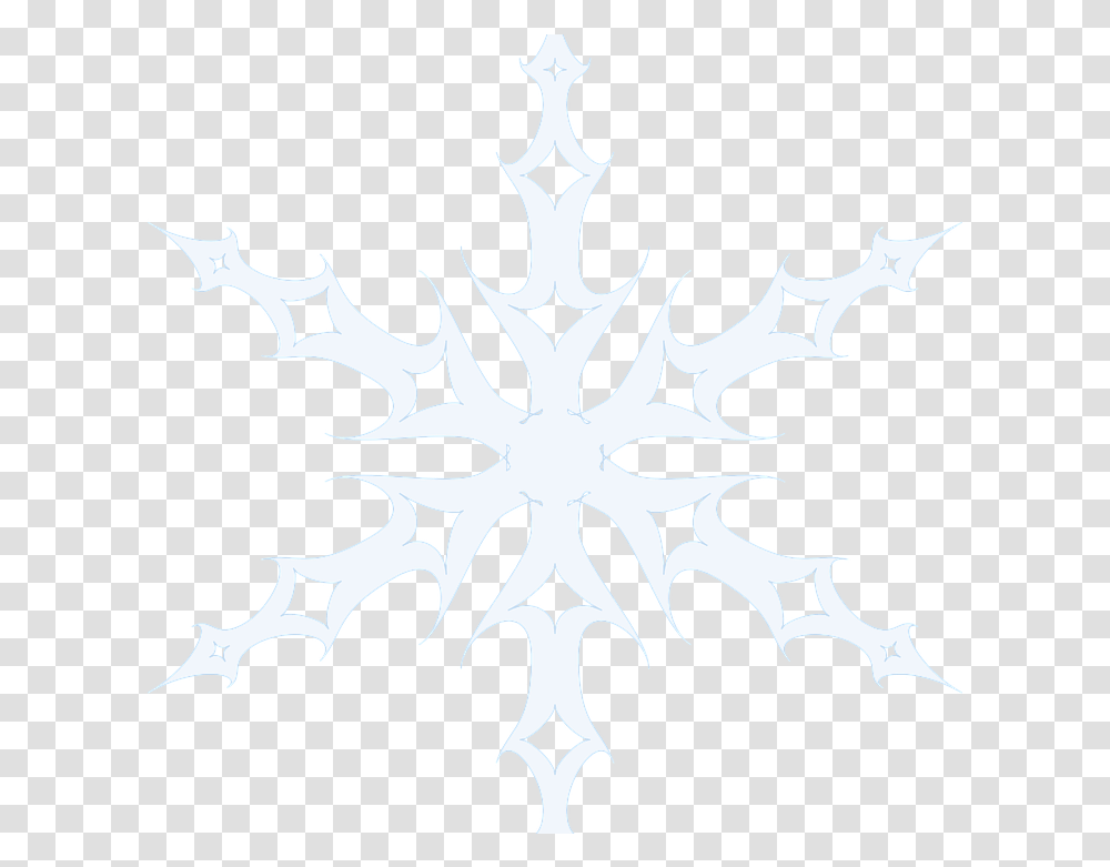 Snowflakes Falling Clipart Black And White Cool Snowflake Backgrounds, Stencil Transparent Png