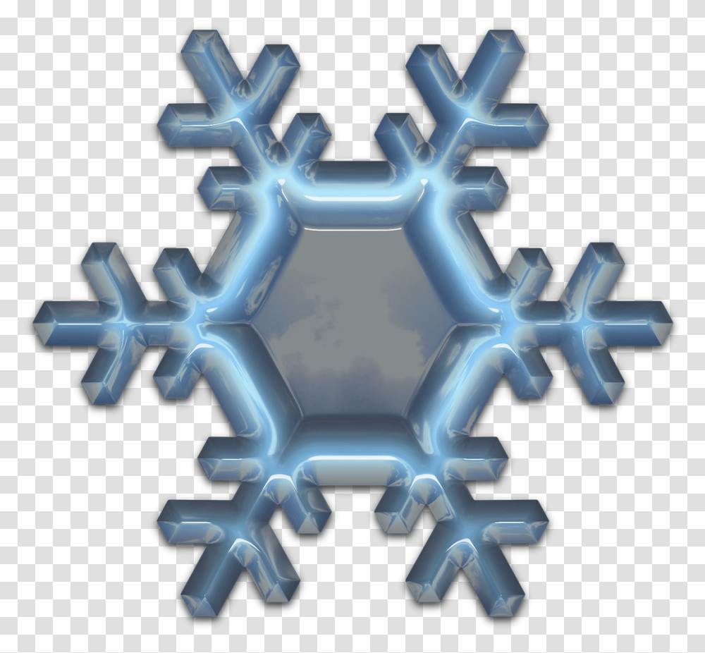 Snowflakes Falling Express Freeze Lg, Cross Transparent Png