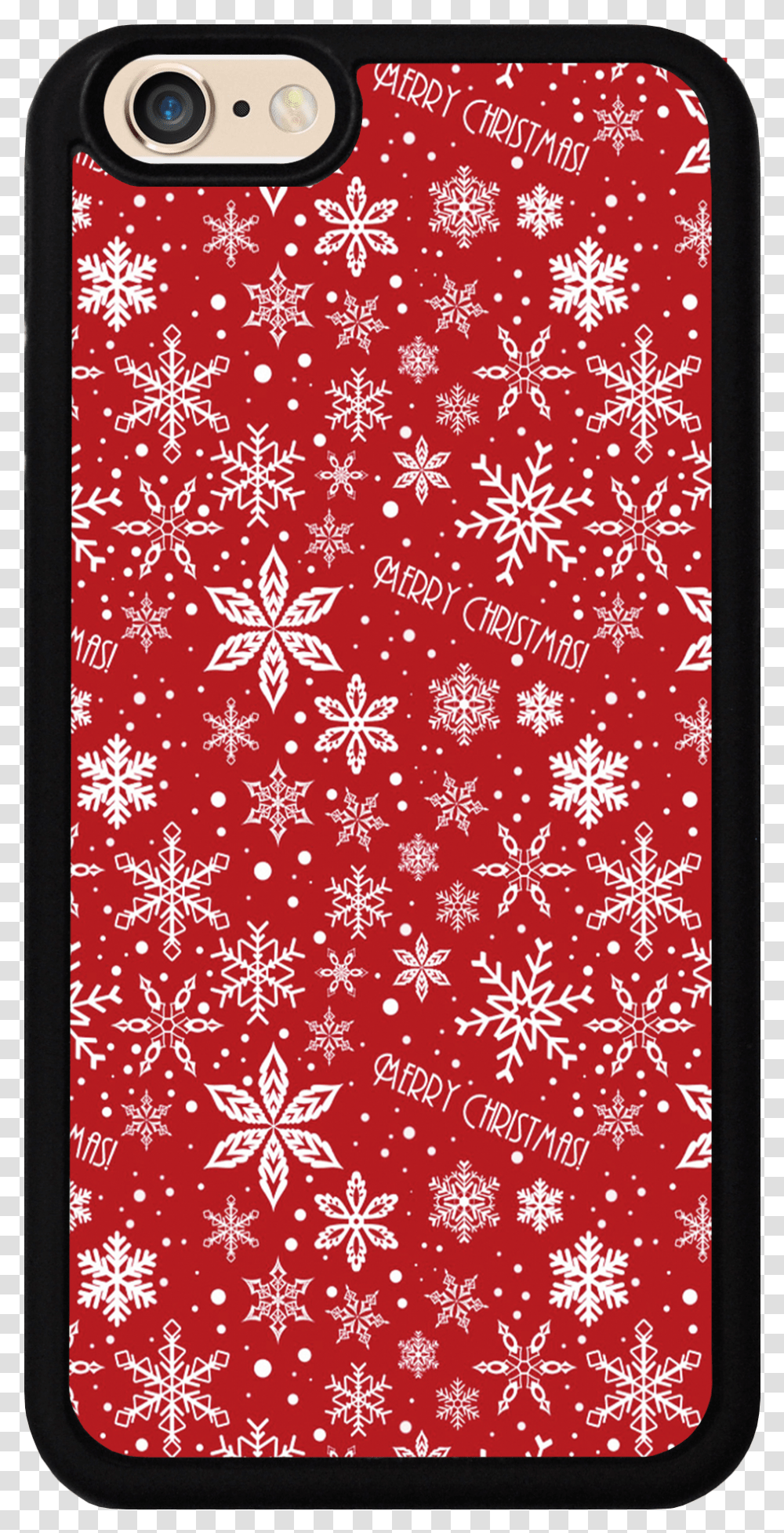 Snowflakes For Iphone Red Christmas Iphone Background, Mobile Phone, Electronics, Cell Phone, Rug Transparent Png