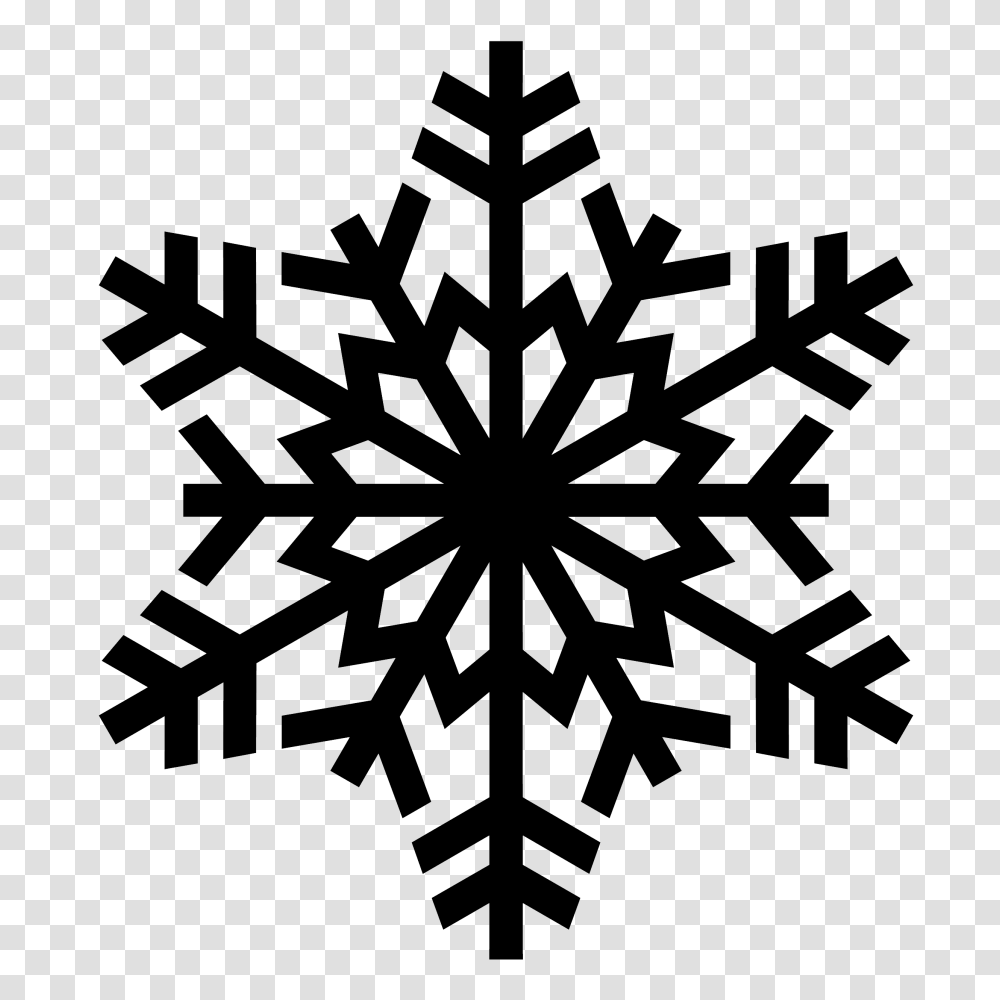 Snowflakes, Nature, Cross, Stencil Transparent Png