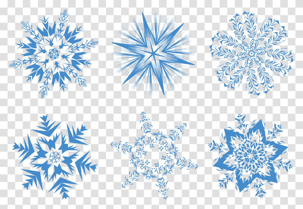 Snowflakes, Nature, Outdoors, Ice, Pattern Transparent Png