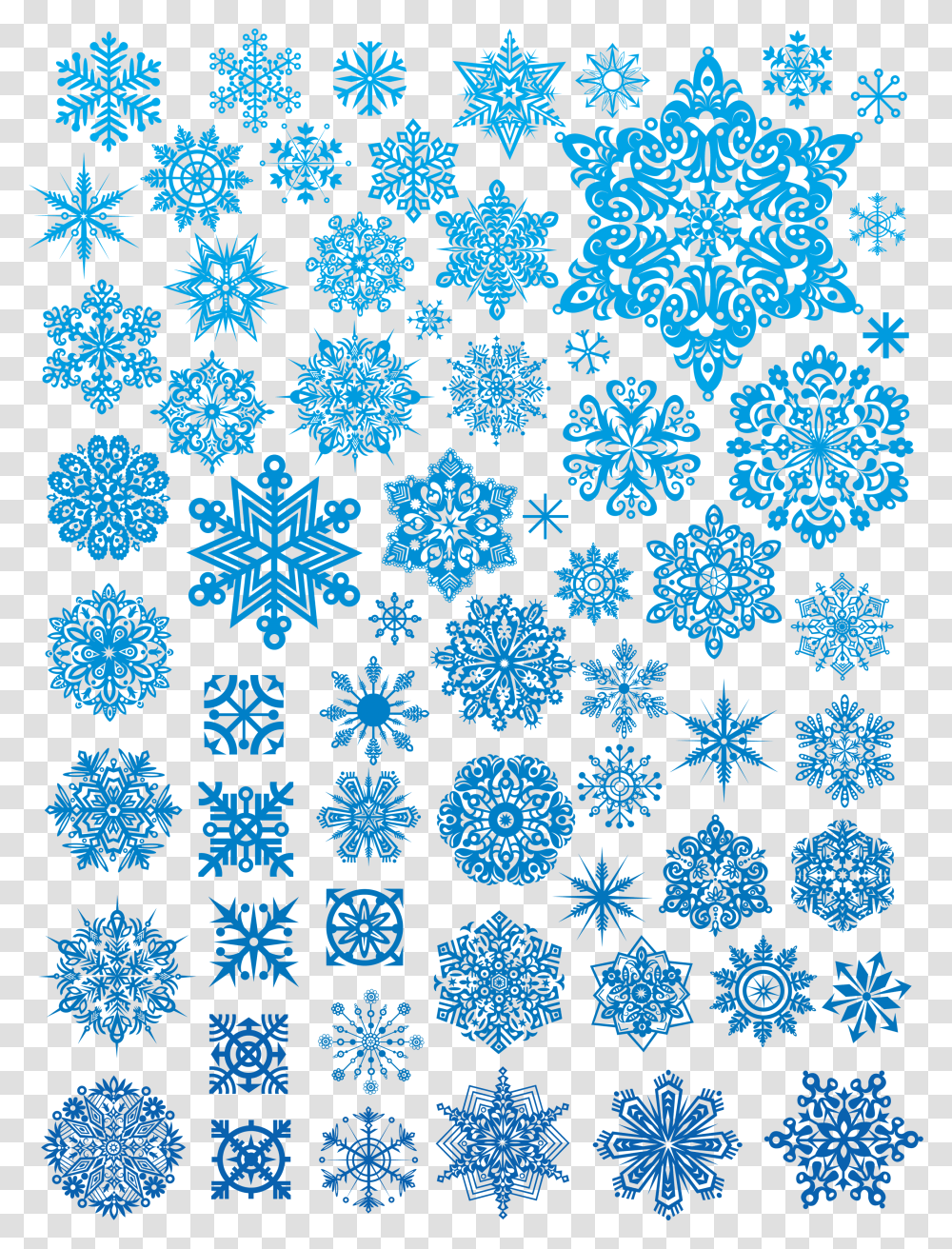 Snowflakes, Nature, Rug, Pattern Transparent Png