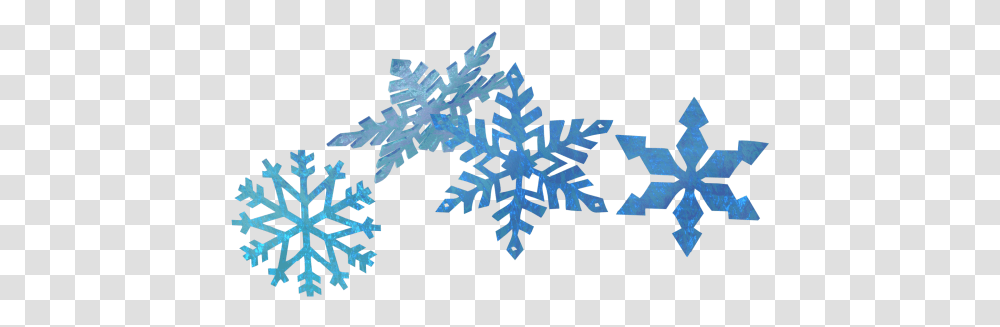 Snowflakes Picture Blue Christmas Garland Full Snowflake 3d Model Free, Cat, Pet, Mammal, Animal Transparent Png