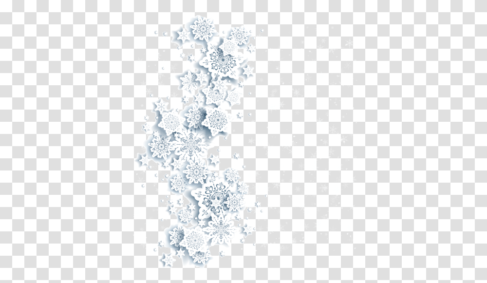 Snowflakes Royalty Illustration, Pattern, Ornament, Fractal, Rug Transparent Png