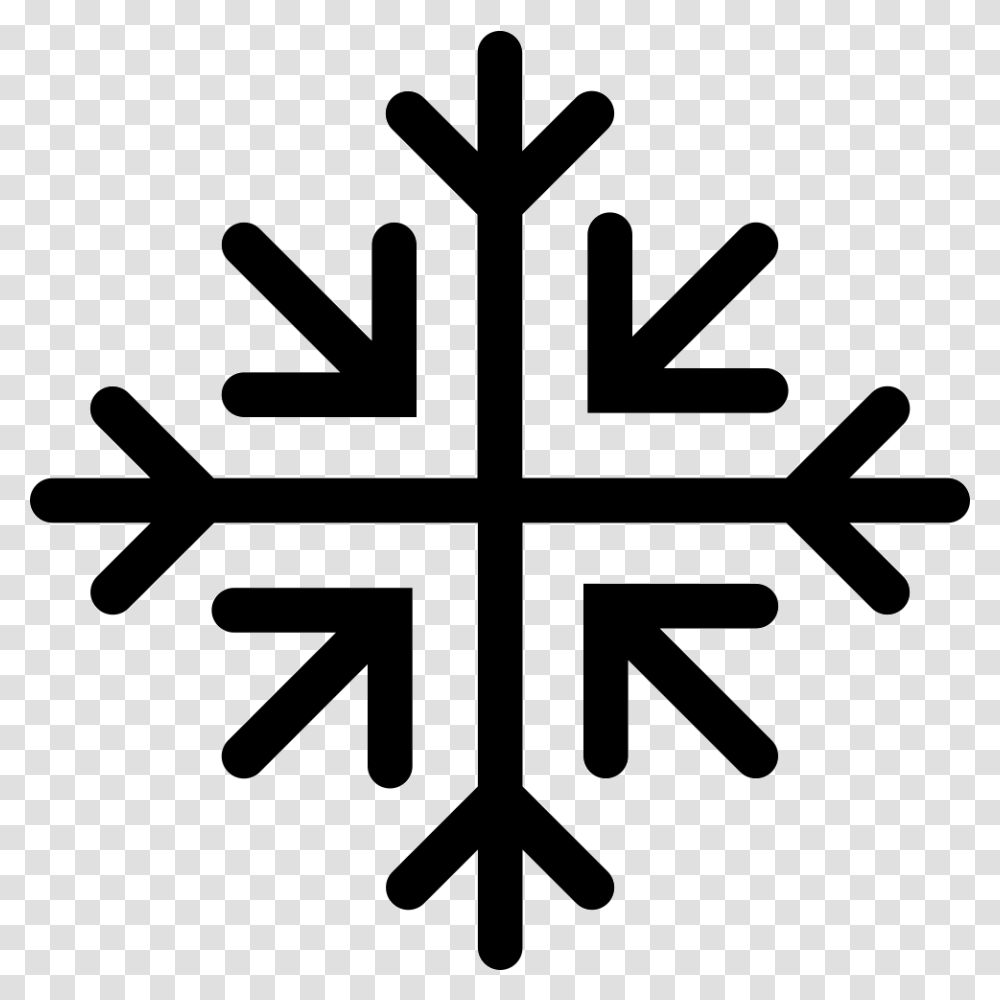 Snowflakes Snowflake Icon, Silhouette, Stencil, Cross Transparent Png