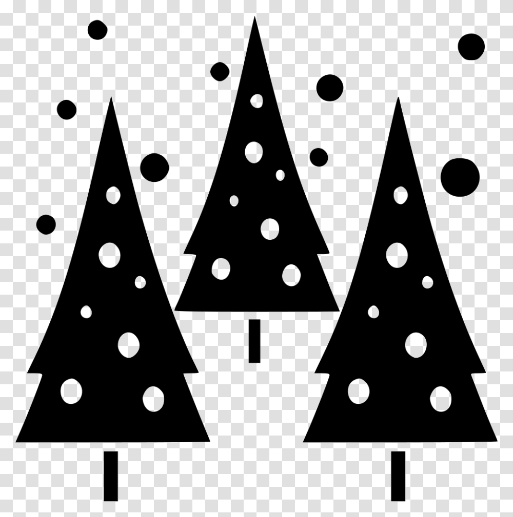 Snowing In Trees Christmas Tree, Plant, Texture, Stencil, Pattern Transparent Png