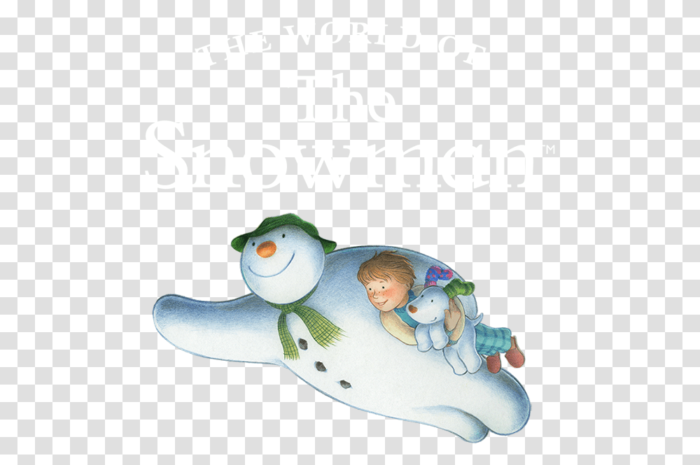 Snowman And Snowdog, Animal, Plush, Toy, Outdoors Transparent Png