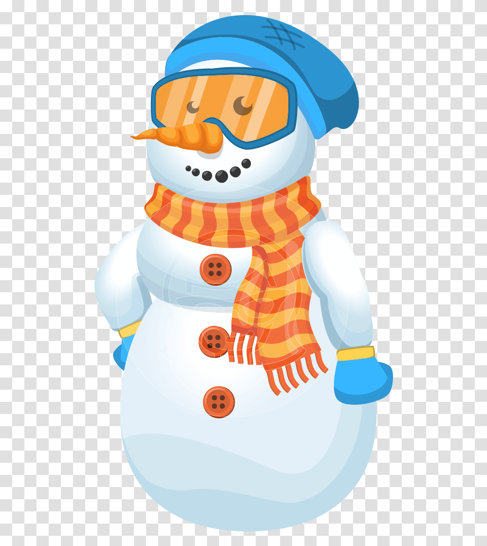 Snowman Cartoon Vector Character Snowman, Outdoors, Nature, Winter Transparent Png