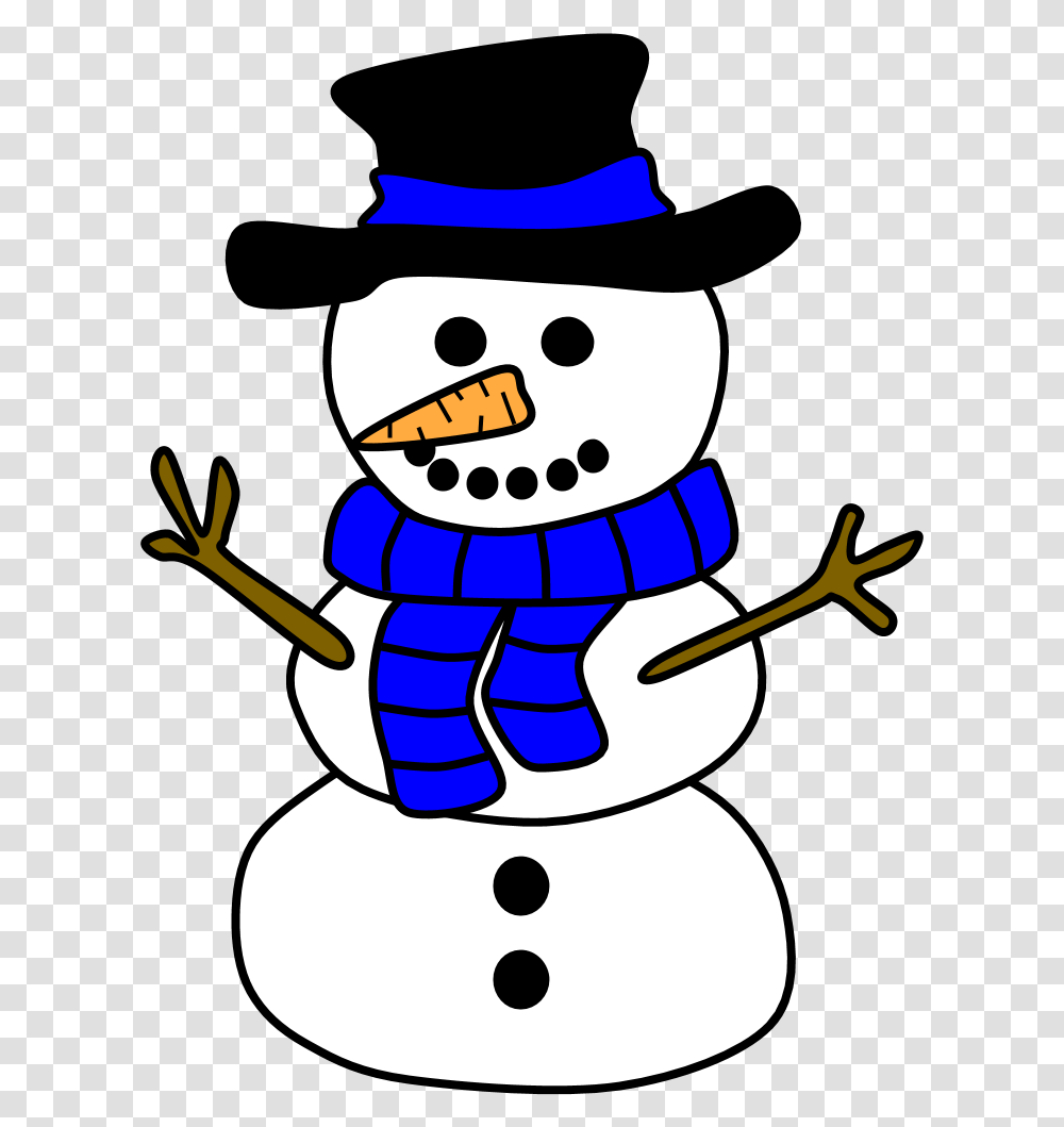 Snowman Clip Art Black And White, Nature, Outdoors, Winter Transparent Png