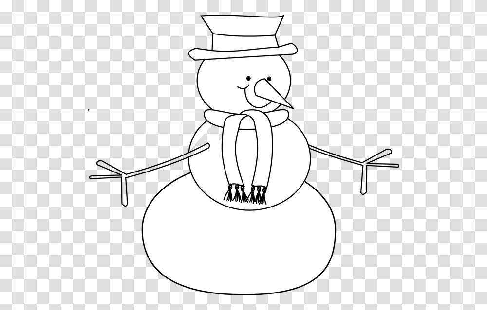 Snowman Clipart Clip Art Black And White For Snowman, Winter, Outdoors, Nature, Water Transparent Png
