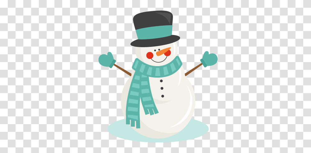 Snowman Clipart Free Background Cute Snowman Clipart, Nature, Outdoors, Winter, Ice Transparent Png