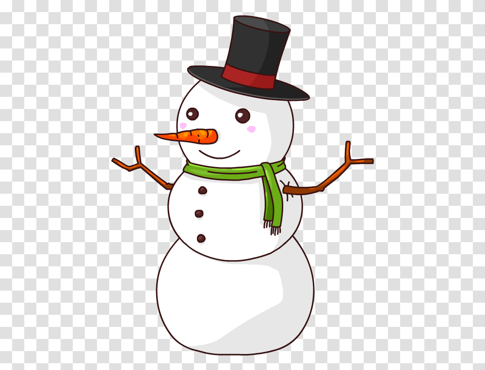 Snowman Clipart Free Cartoon Snowman, Nature, Outdoors, Winter Transparent Png