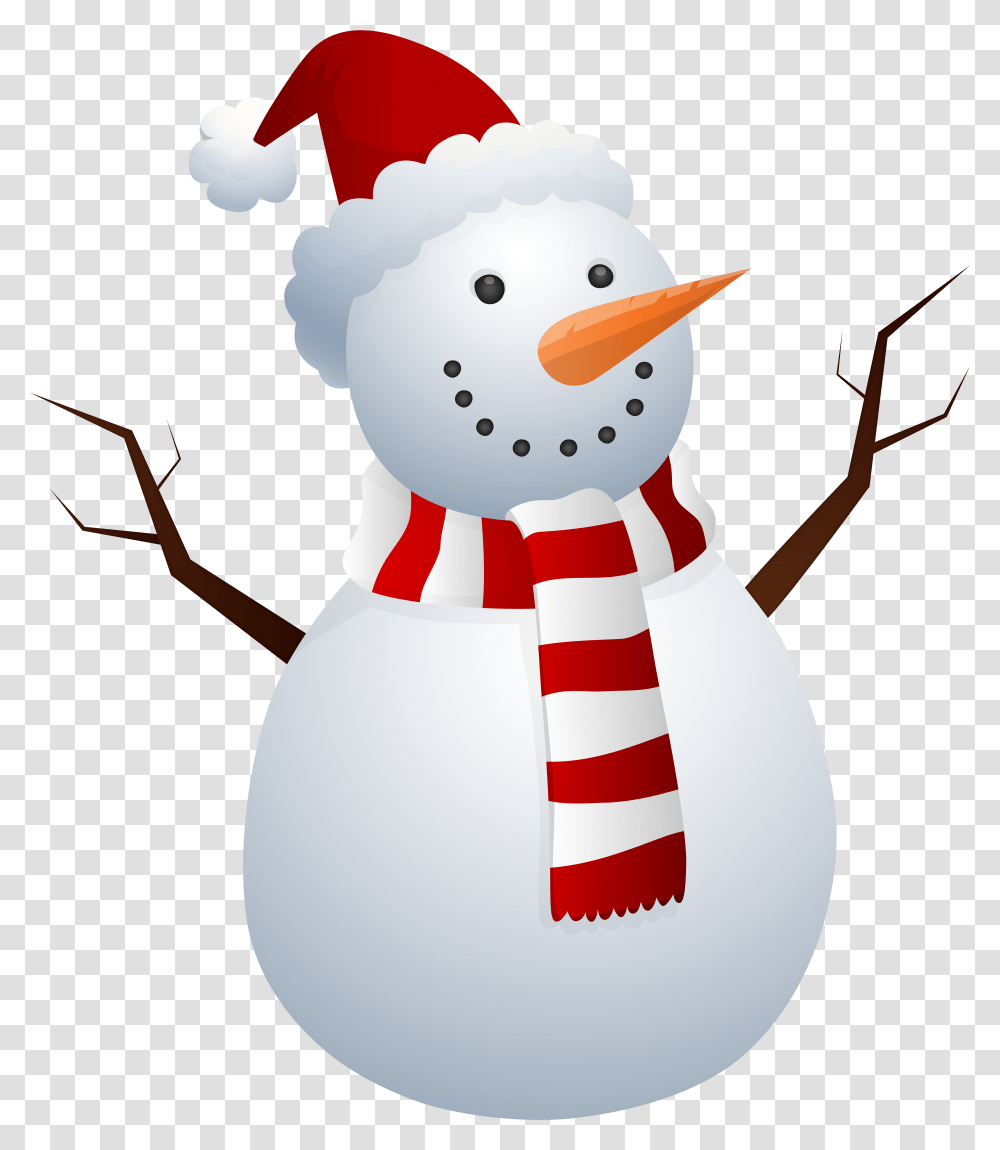Snowman Clipart Santa, Nature, Outdoors, Winter Transparent Png