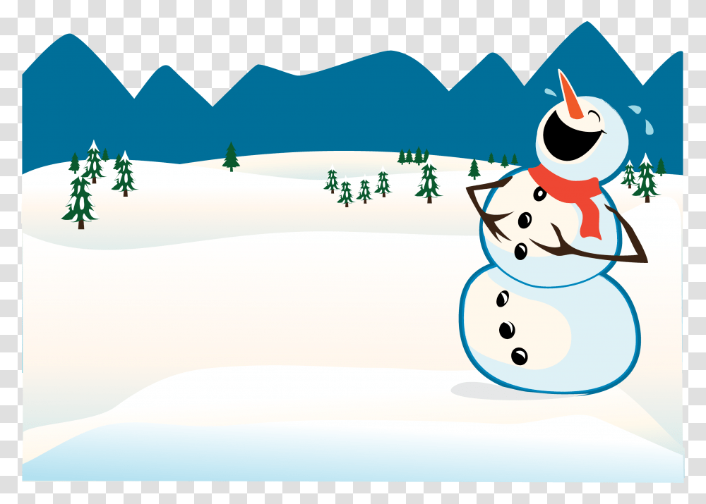 Snowman Clipart Snowman Laughing, Nature, Outdoors, Winter, Land Transparent Png