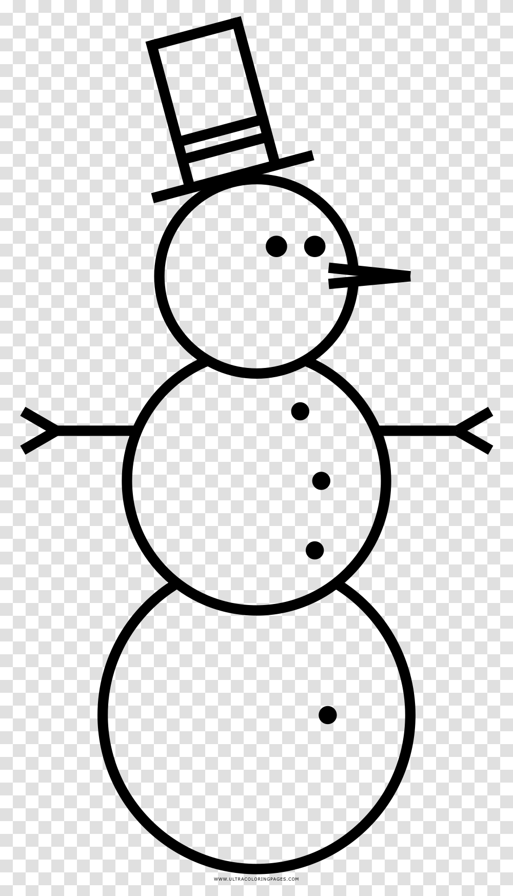 Snowman Coloring, Gray, World Of Warcraft Transparent Png