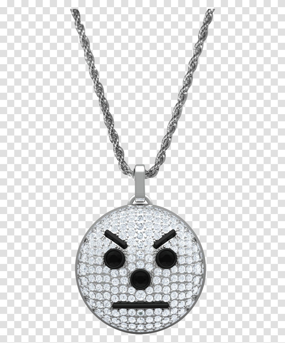 Snowman Emoji Pendant And Chain White Gold Shop The Sweets And The City, Necklace, Jewelry, Accessories, Accessory Transparent Png