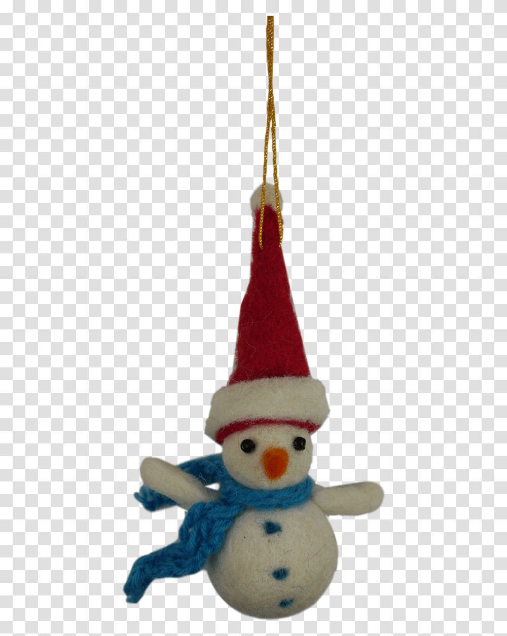 Snowman Handmade Christmas Decoration Christmas Ornament, Elf, Clothing, Apparel, Winter Transparent Png