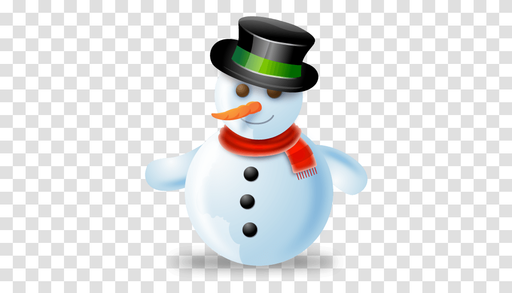Snowman Hat 3d Snowman, Nature, Outdoors, Winter, Clothing Transparent Png