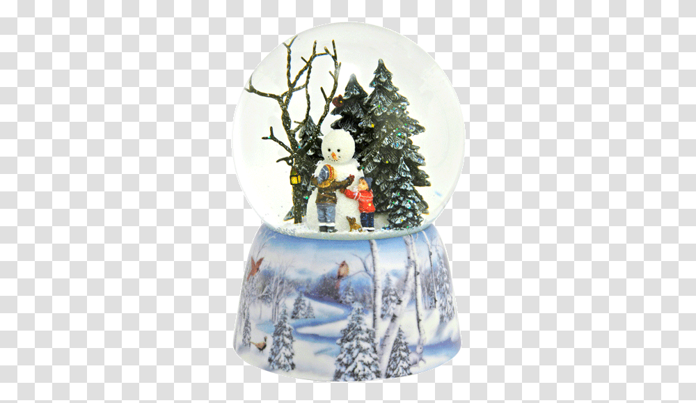 Snowman Love Snowglobe This Beautiful Scene Captures A Boy Snow Globe, Nature, Outdoors, Winter, Ice Transparent Png