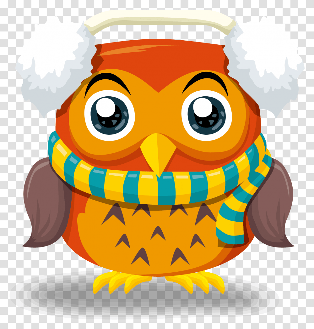 Snowman Owl Festival Material Vector Cartoon Clipart Owl Tattoo, Face, Halloween, Costume Transparent Png