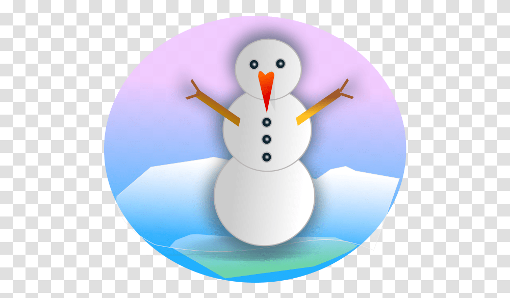 Snowman Remix 2010 Clip Arts De Frio, Nature, Outdoors, Winter, Mountain Transparent Png