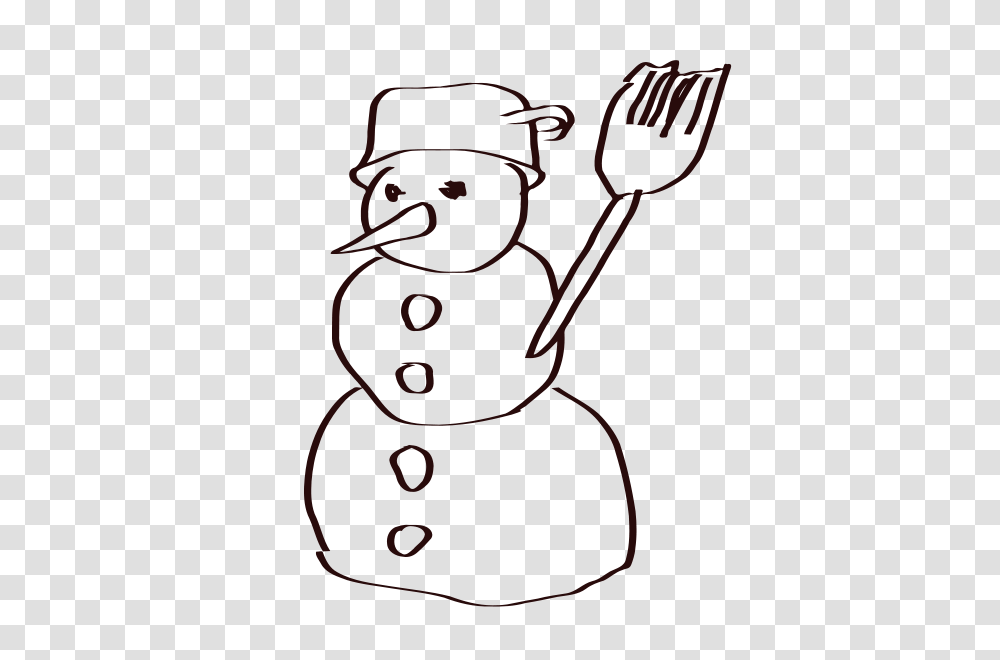 Snowman Sketch Clip Arts For Web, Fork, Cutlery, Grenade, Bomb Transparent Png