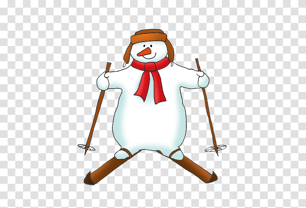 Snowman Skiing Cliparts, Outdoors, Nature, Winter, Toy Transparent Png