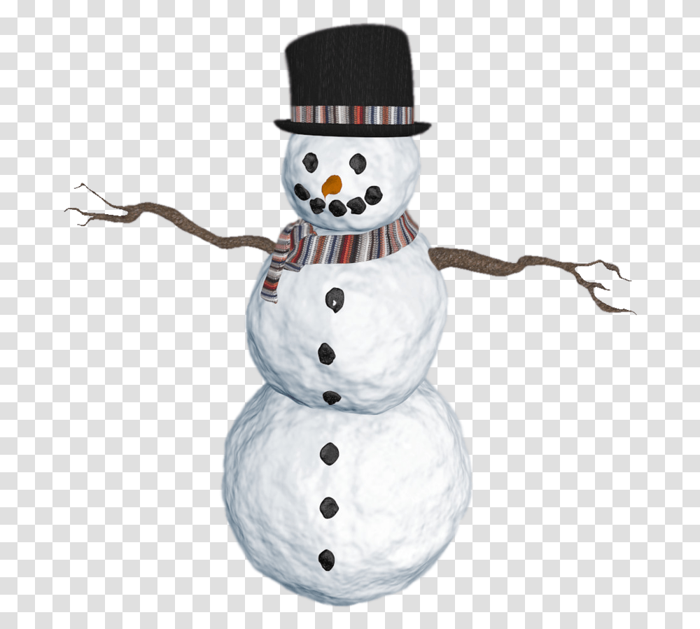 Snowman V Snowman 3d, Nature, Outdoors, Winter Transparent Png