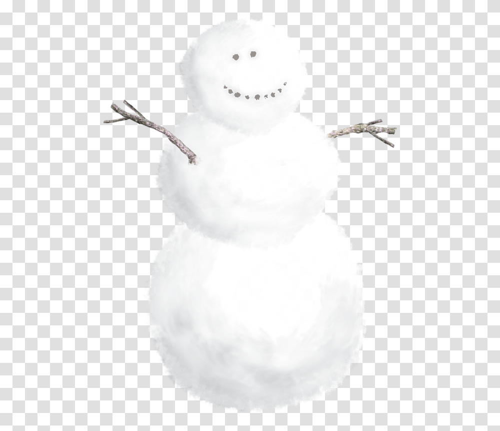 Snowman White Flower Winter Free Frame Snowman, Outdoors Transparent Png