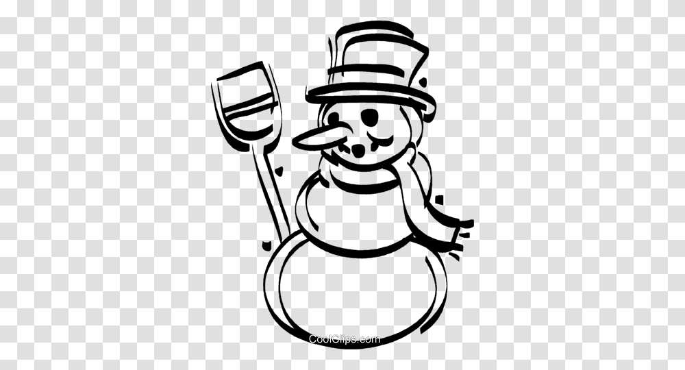 Snowmen Royalty Free Vector Clip Art Illustration, Stencil, Outdoors, Drawing, Nature Transparent Png