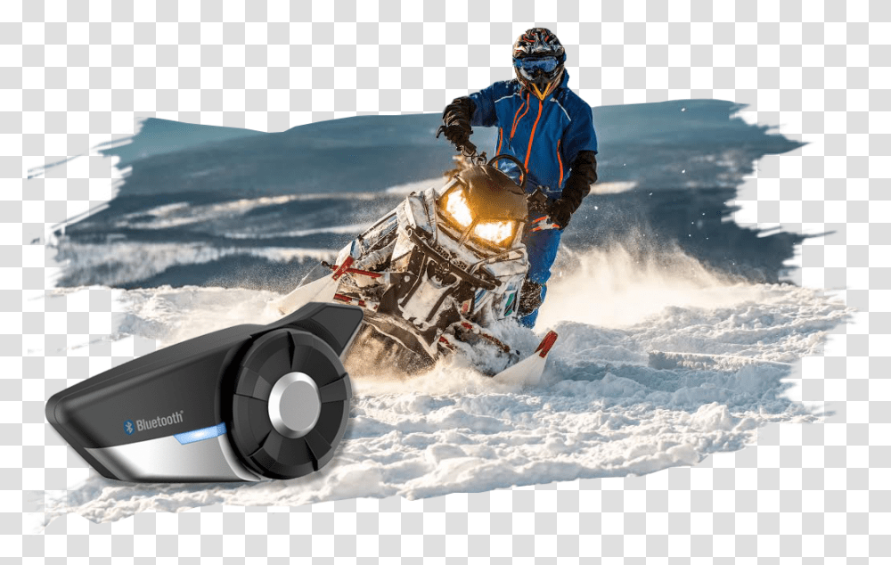 Snowmobile, Person, Nature, Outdoors, Helmet Transparent Png