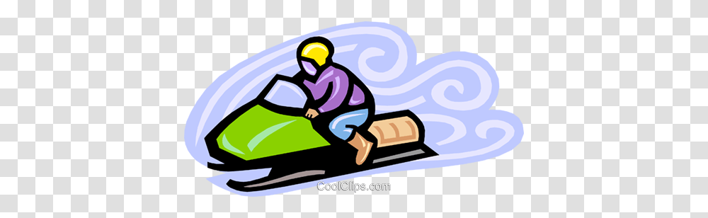 Snowmobile Royalty Free Vector Clip Art Illustration, Sled, Outdoors, Bobsled Transparent Png
