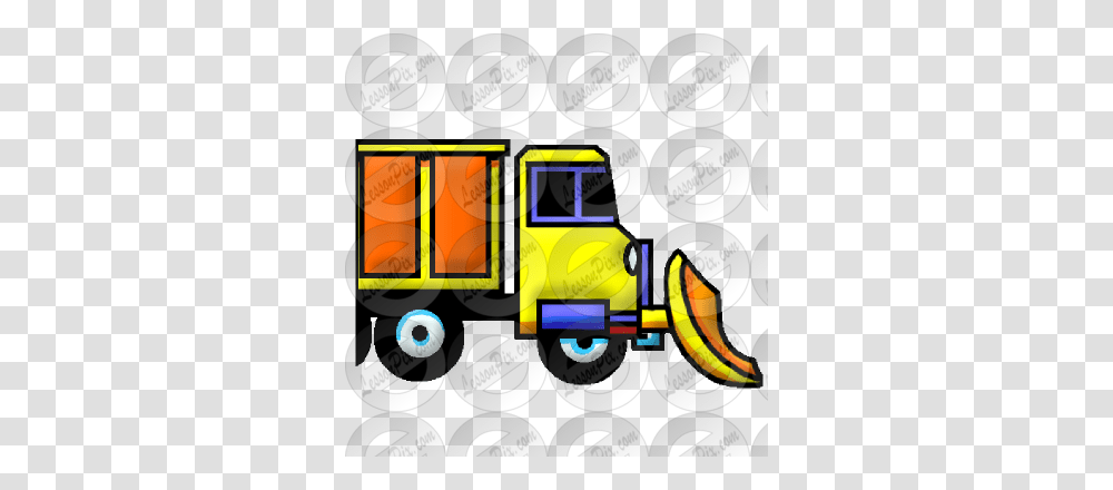 Snowplow Picture For Classroom Therapy Use, Vehicle, Transportation, Truck Transparent Png