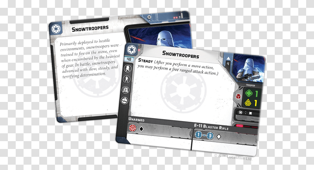 Snowtroopers Star Wars Legion Snowtroopers Card, Computer, Electronics, Person, Human Transparent Png