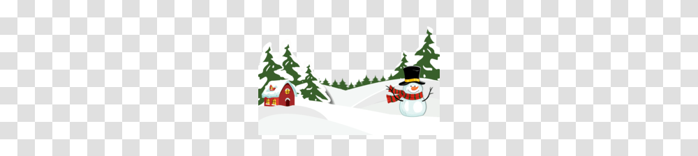 Snowy Cabin Clipart, Tree, Plant, Vegetation, Outdoors Transparent Png