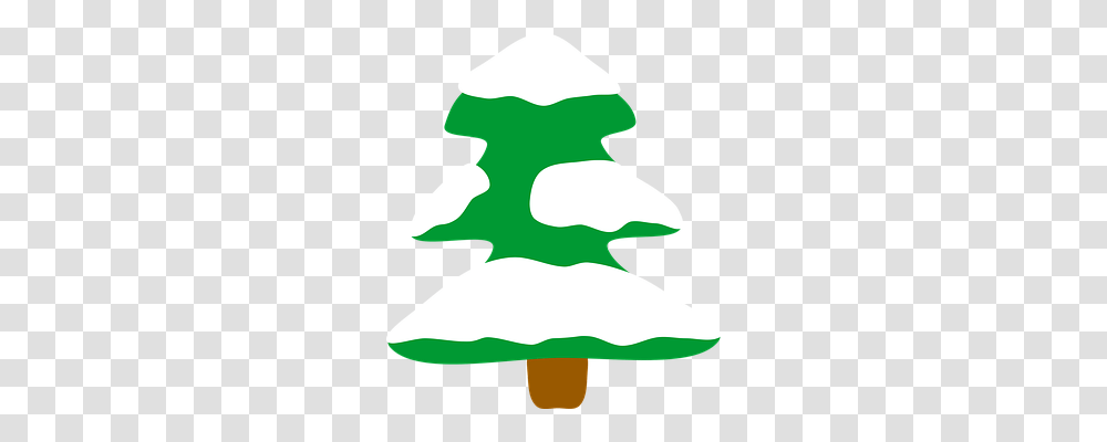 Snowy Christmas Tree Nature, Outdoors, Plant, Mountain Transparent Png